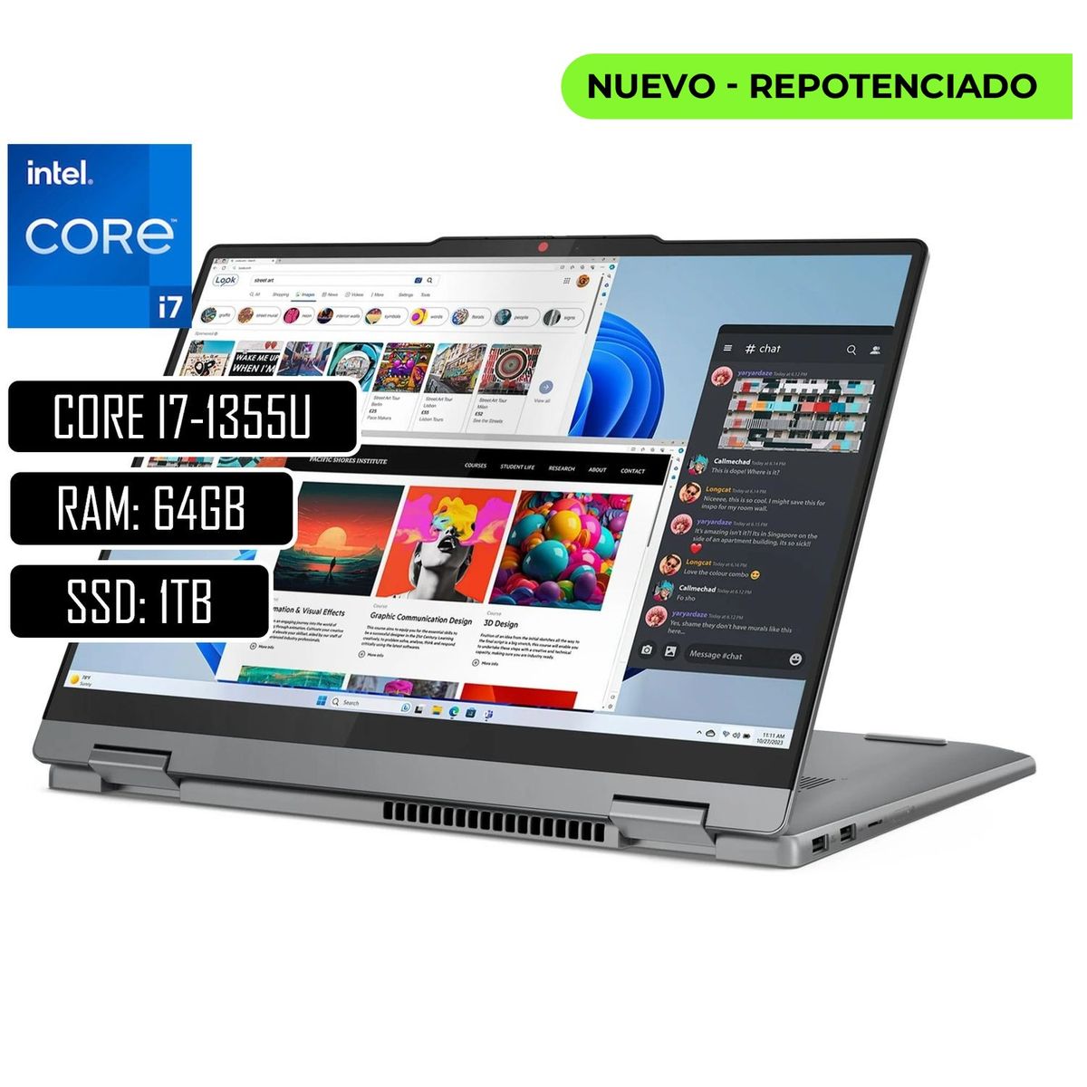 Lenovo - THINKPAD X1 YOGA LENOVO INTEL CORE I7 1355U(1,7GHz)64GB-1 TERA SSD -14" TOUCH WIN 11 PRO