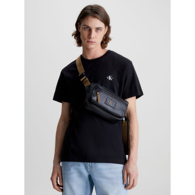 CALVIN KLEIN - Paquete negro de 2 camisetas de algodón Calvin Klein