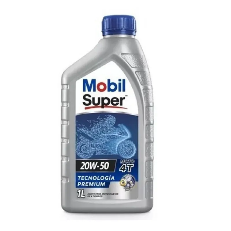 MOBIL - Aceite Mobil Super - 20W-50 - Motos 4t