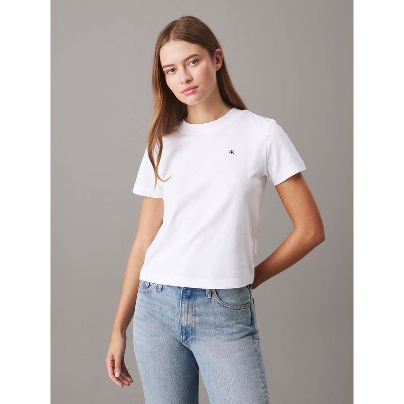 CALVIN KLEIN - Camiseta blanca relaxed con estampado en la espalda Calvin Klein