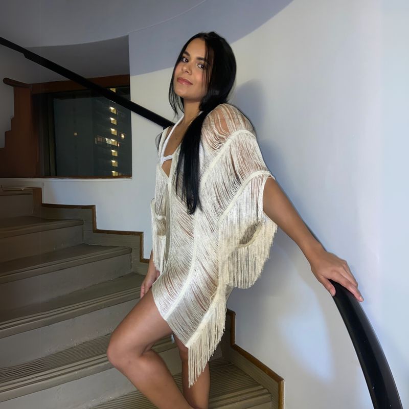 MANTARRAYA BEACHWEAR - SALIDA DE BAÑO NIZA BEIGE