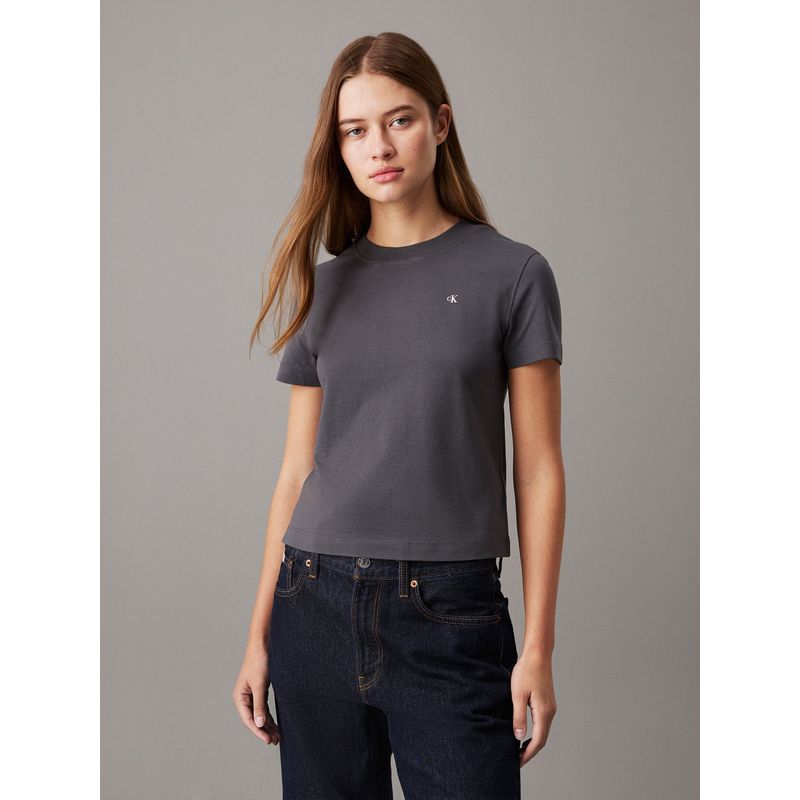 CALVIN KLEIN - Camiseta negra relaxed con estampado en la espalda Calvin Klein