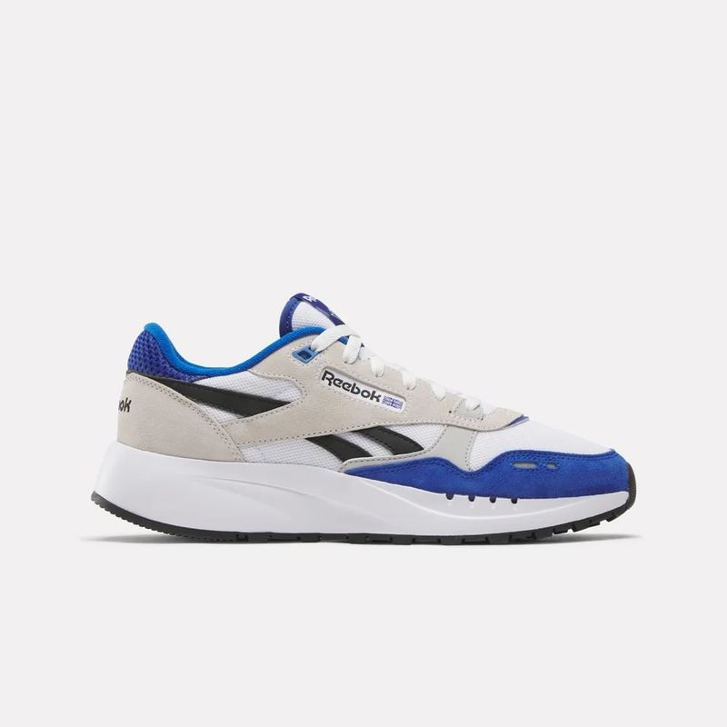REEBOK - Tenis Hombre Reebok Classics Leather 2400 - Blanco-Azul