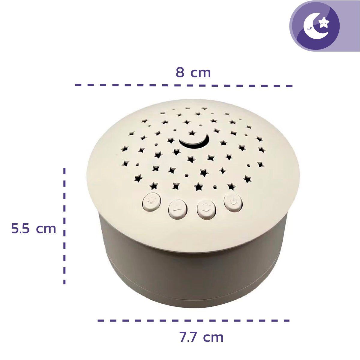 ENFANT'ASY - Lampara Proyector Cielo Estrellas Noche Dormir Luz Y Sonido