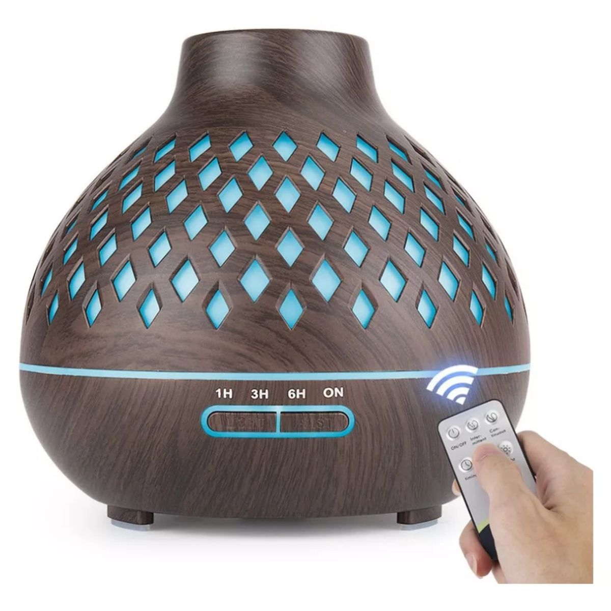 GENERICO - Difusor De Esencias 500ml Con Vapor Frío Y Control Remoto