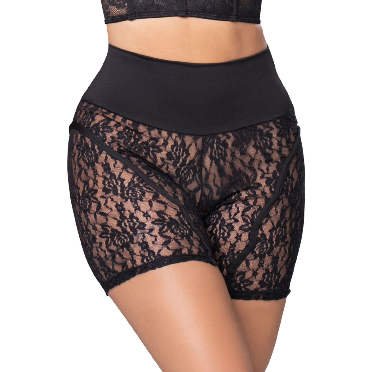 FORMAS INTIMAS - Short Mujer Negro FI 2990