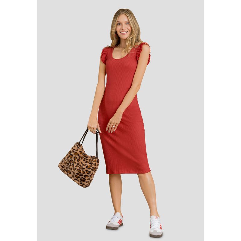 RUTTA - Vestido Corto Mujer Rojo Rutta 104477