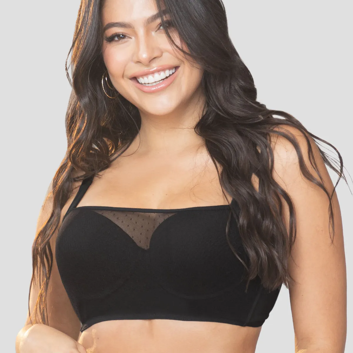 FORMAS INTIMAS - Bustier Mujer Negro Fi 103875