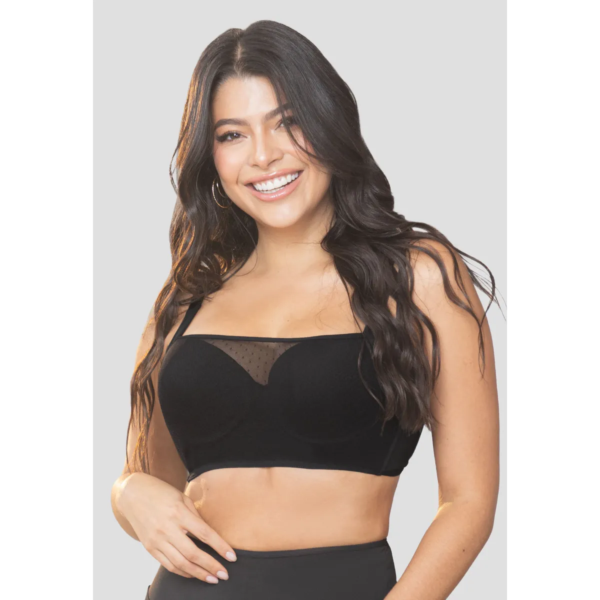 FORMAS INTIMAS - Bustier Mujer Negro Fi 103875