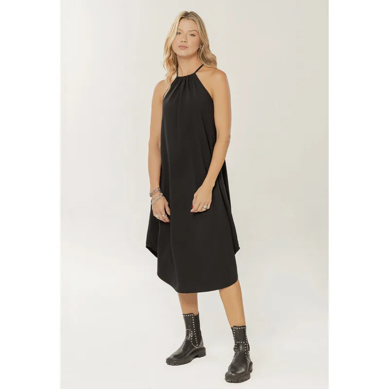 RUTTA - Vestido Largo Mujer Negro Rutta 104778