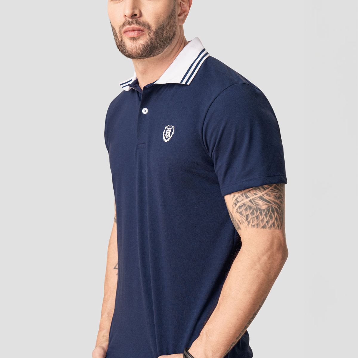 MARKETING PERSONAL - Polo Hombre Azul Mp 92818