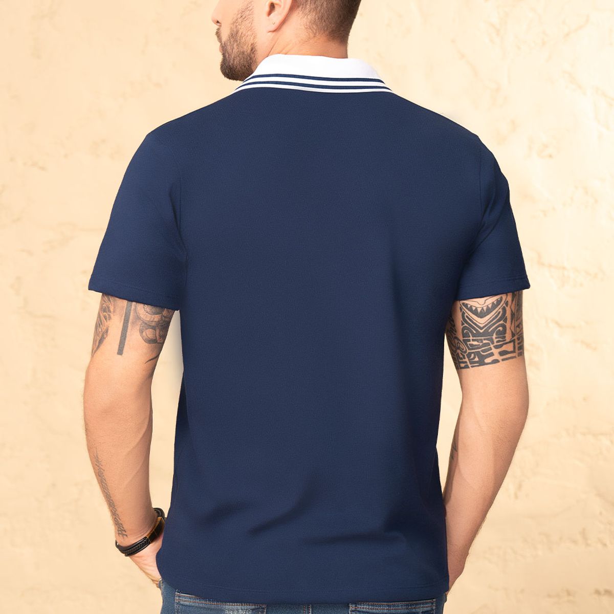 MARKETING PERSONAL - Polo Hombre Azul Mp 92818