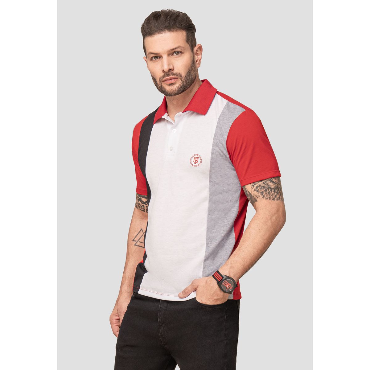 MARKETING PERSONAL - Polo Hombre Multicolor Mp 102748