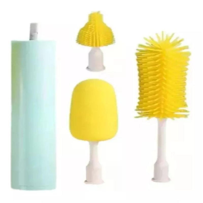 GENERICO - Cepillo Electrico Para Limpieza Biberon Chupo Vasos Termos