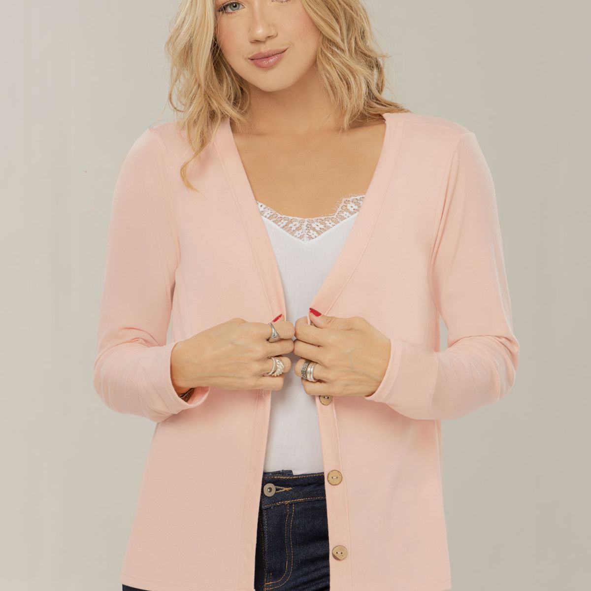 RUTTA - Cardigan Mujer Rosa Rutta 104779