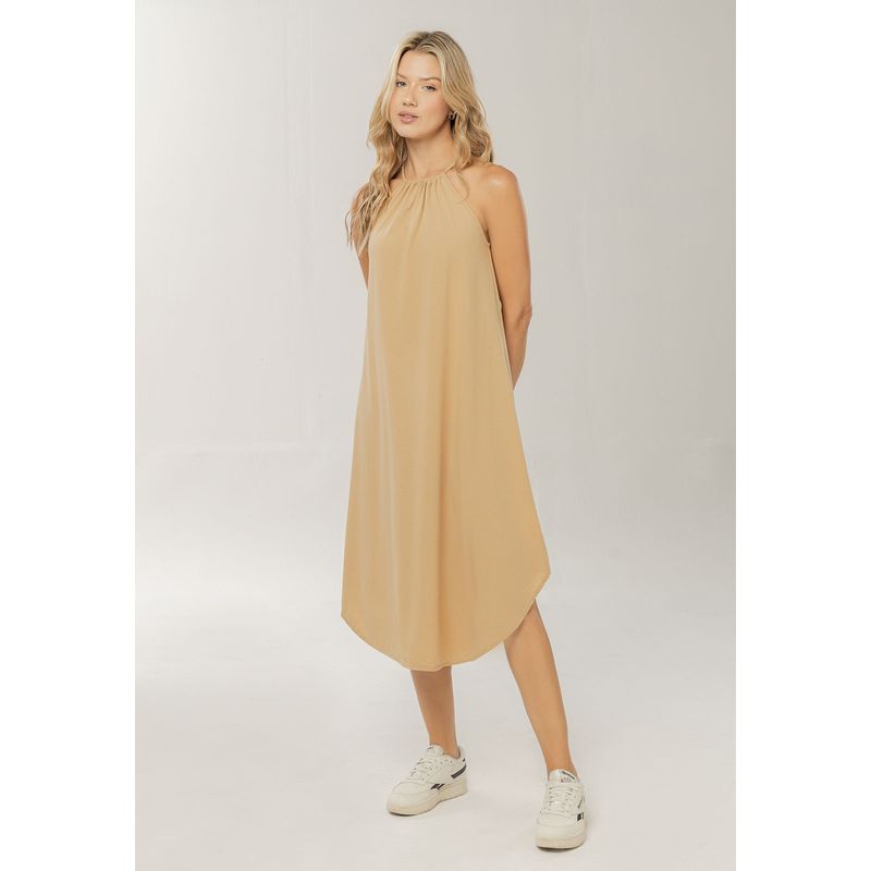 RUTTA - Vestido Largo Mujer Beige Rutta 104778