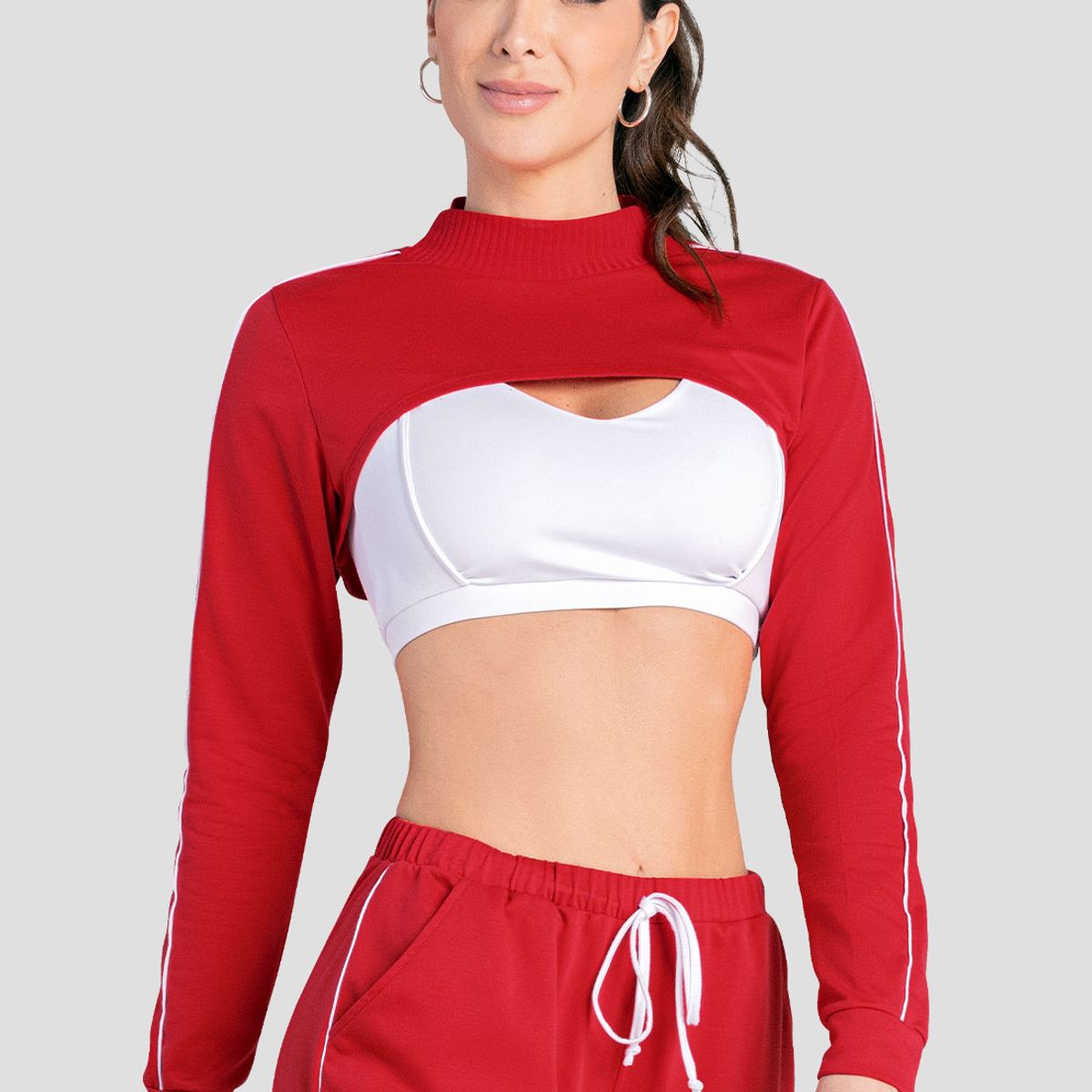 FORMAS INTIMAS - Buzo Mujer Rojo Fi 103859