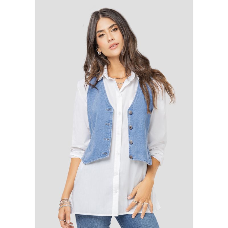 RUTTA - Chaleco Mujer Azul Rutta 104601