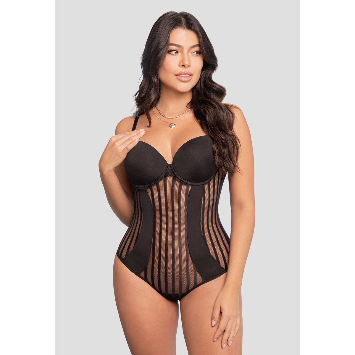FORMAS INTIMAS - Body Mujer Negro Fi 103870