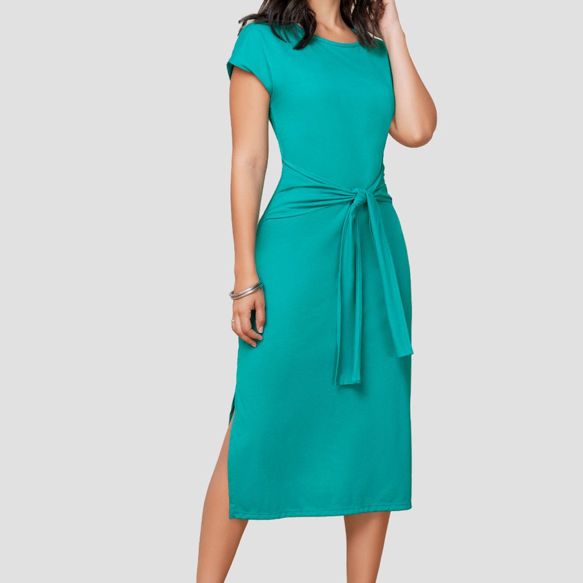 MARKETING PERSONAL - Vestido Largo Mujer Verde Mp 103994