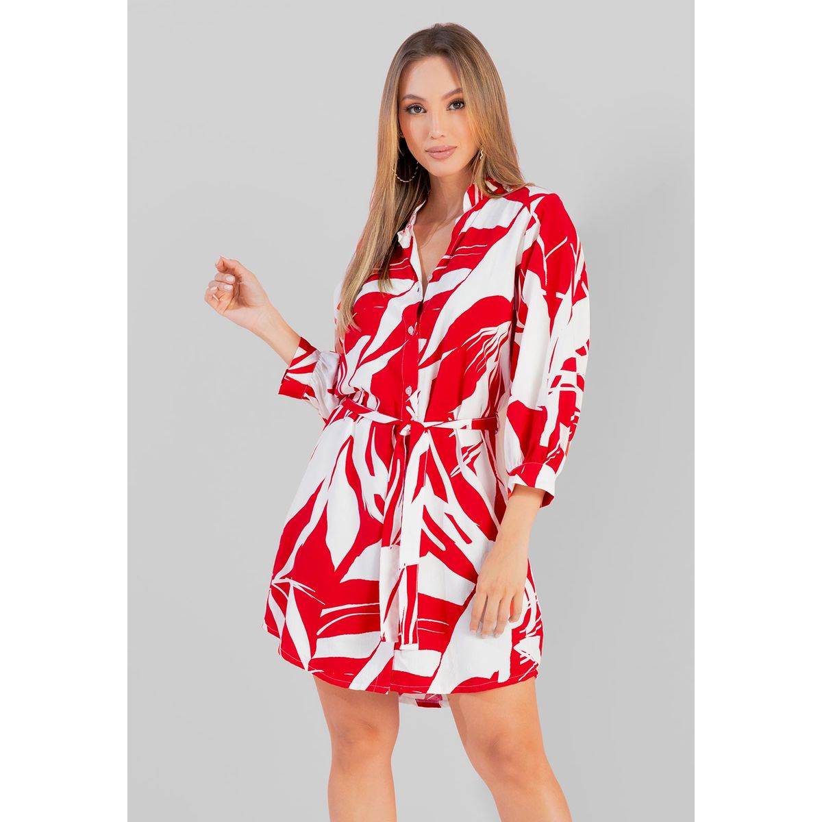 MARKETING PERSONAL - Vestido Corto Mujer Rojo Mp 104010