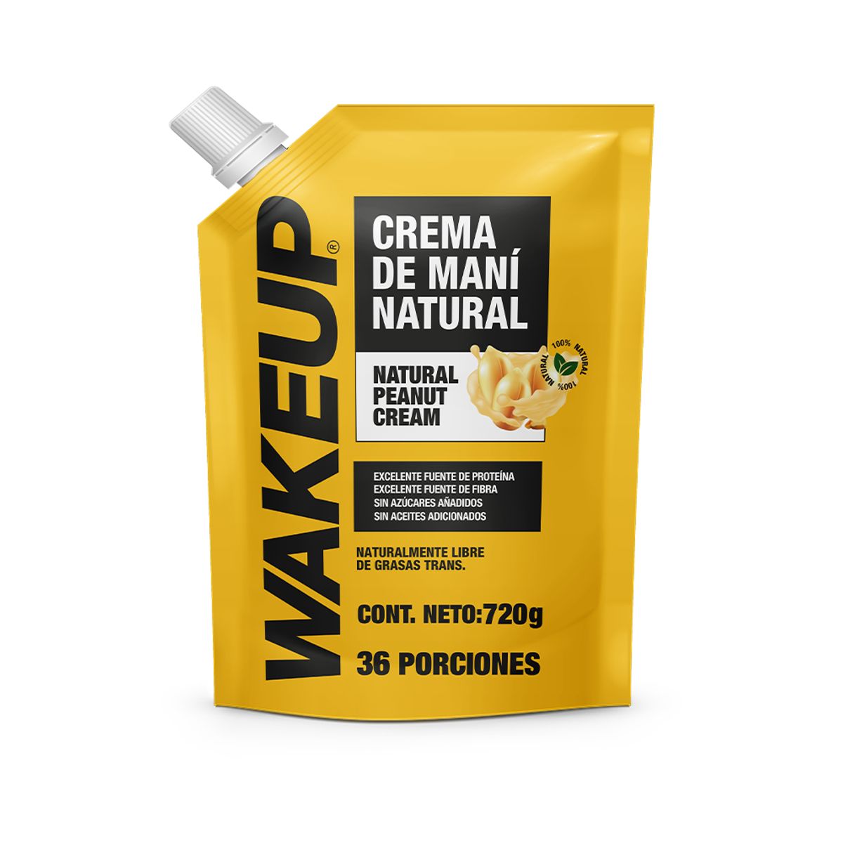 WAKEUP - Crema De Mani Wakeup Natural X 720g