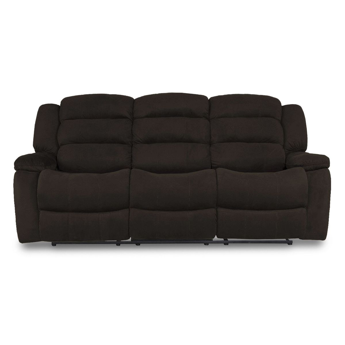 MICA - Sofá Reclinable Moderno en Microfibra 3 Puestos Dhaka 210 x 100 x 100 cm Mica