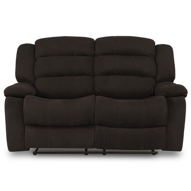 MICA - Sofá Reclinable Moderno en Microfibra 2 Puestos Dhaka 150 x 100 x 100 cm Mica