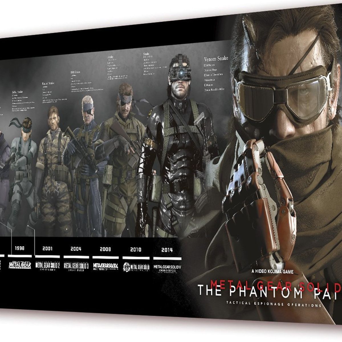 ART INDUSTRY - Cuadro 50x30cms Decorativo Metal Gear Solid 1