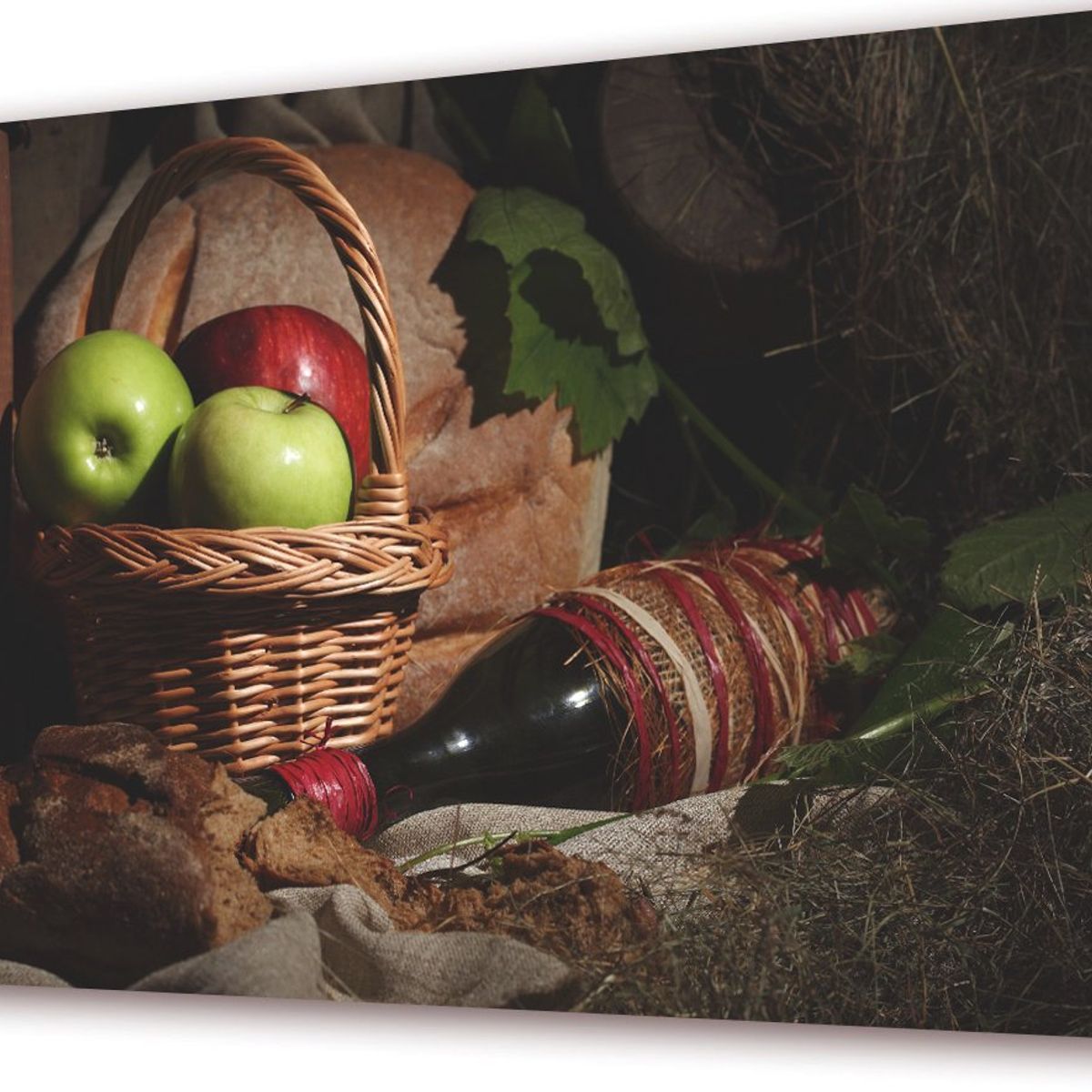 ART INDUSTRY - Cuadro 50x30cms Decorativo Manzanas