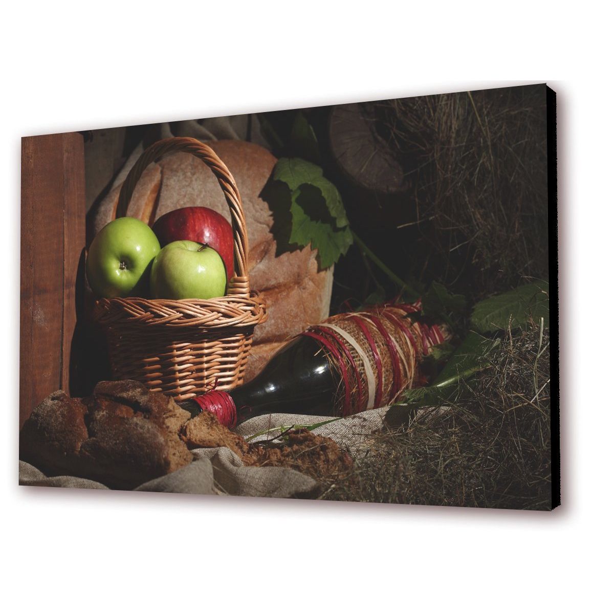 ART INDUSTRY - Cuadro 50x30cms Decorativo Manzanas