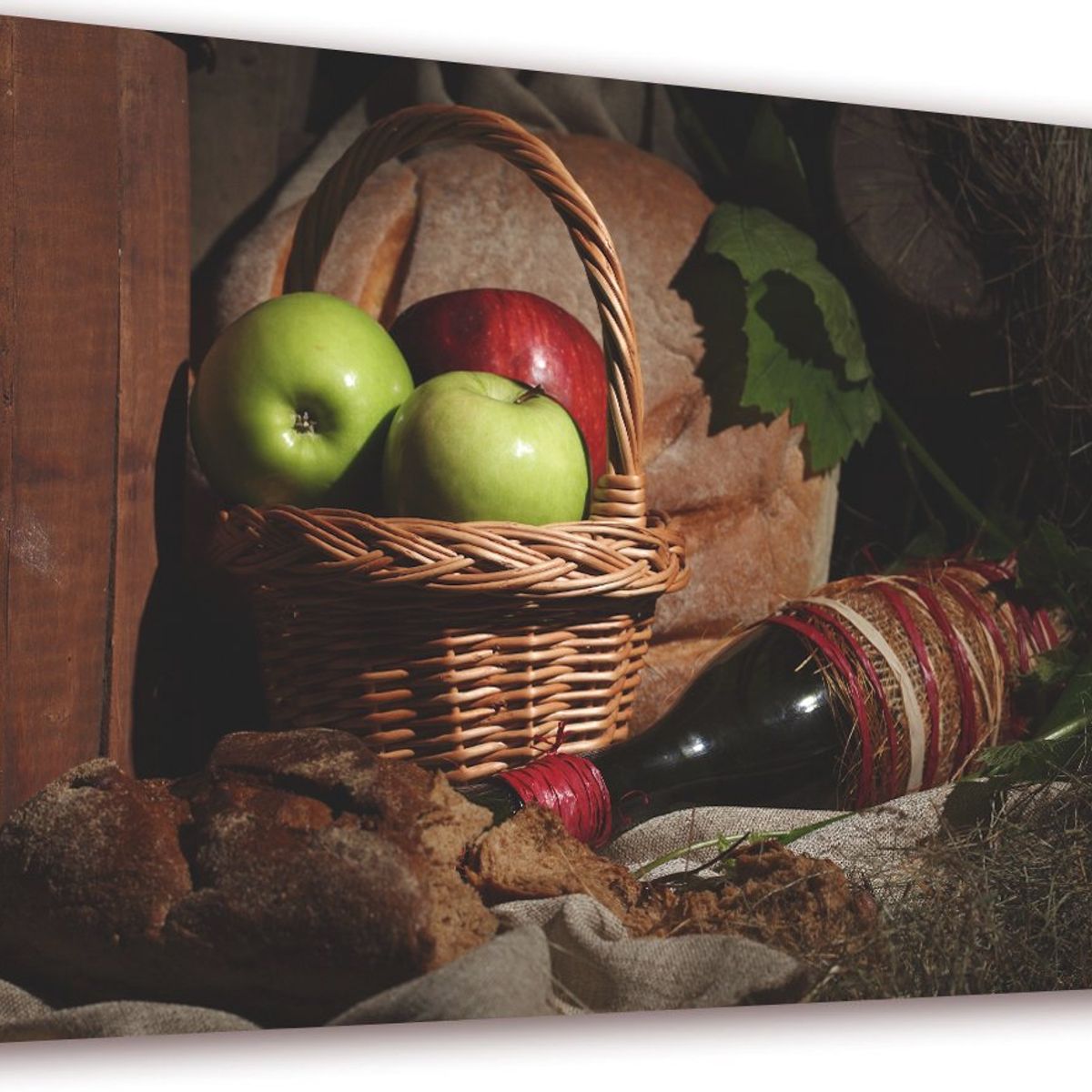 ART INDUSTRY - Cuadro 50x30cms Decorativo Manzanas