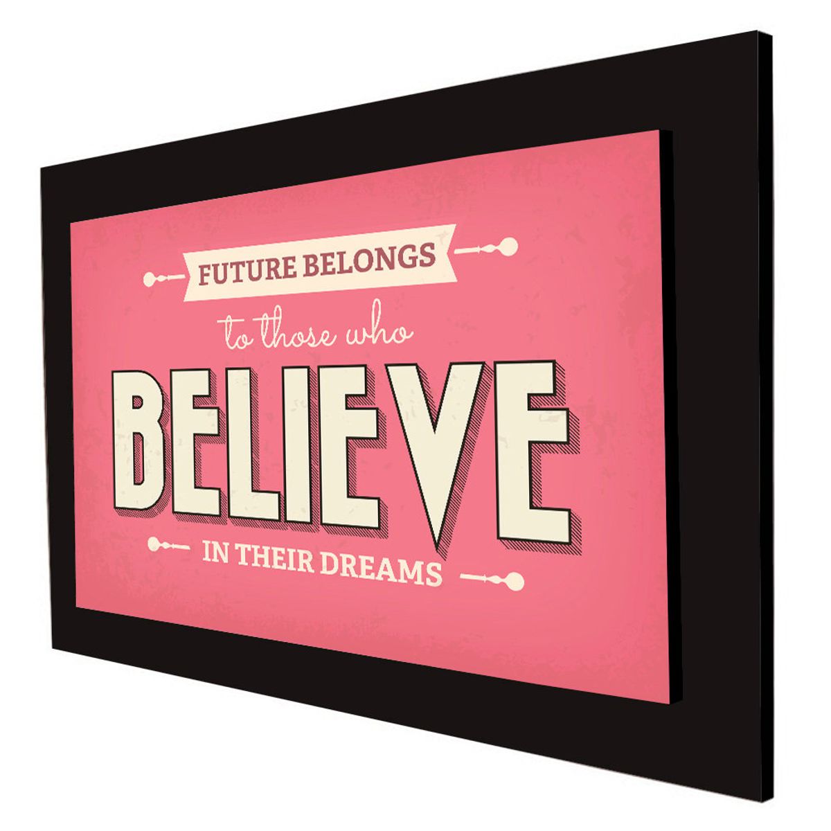 ART INDUSTRY - Cuadro 60x40cms Decorativo Frase 5 Cree