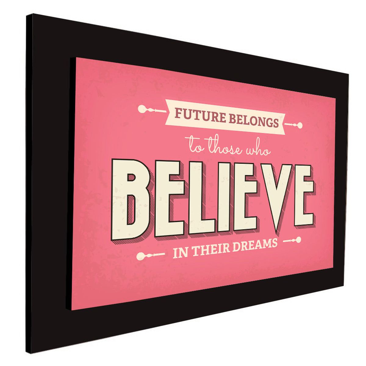 ART INDUSTRY - Cuadro 60x40cms Decorativo Frase 5 Cree