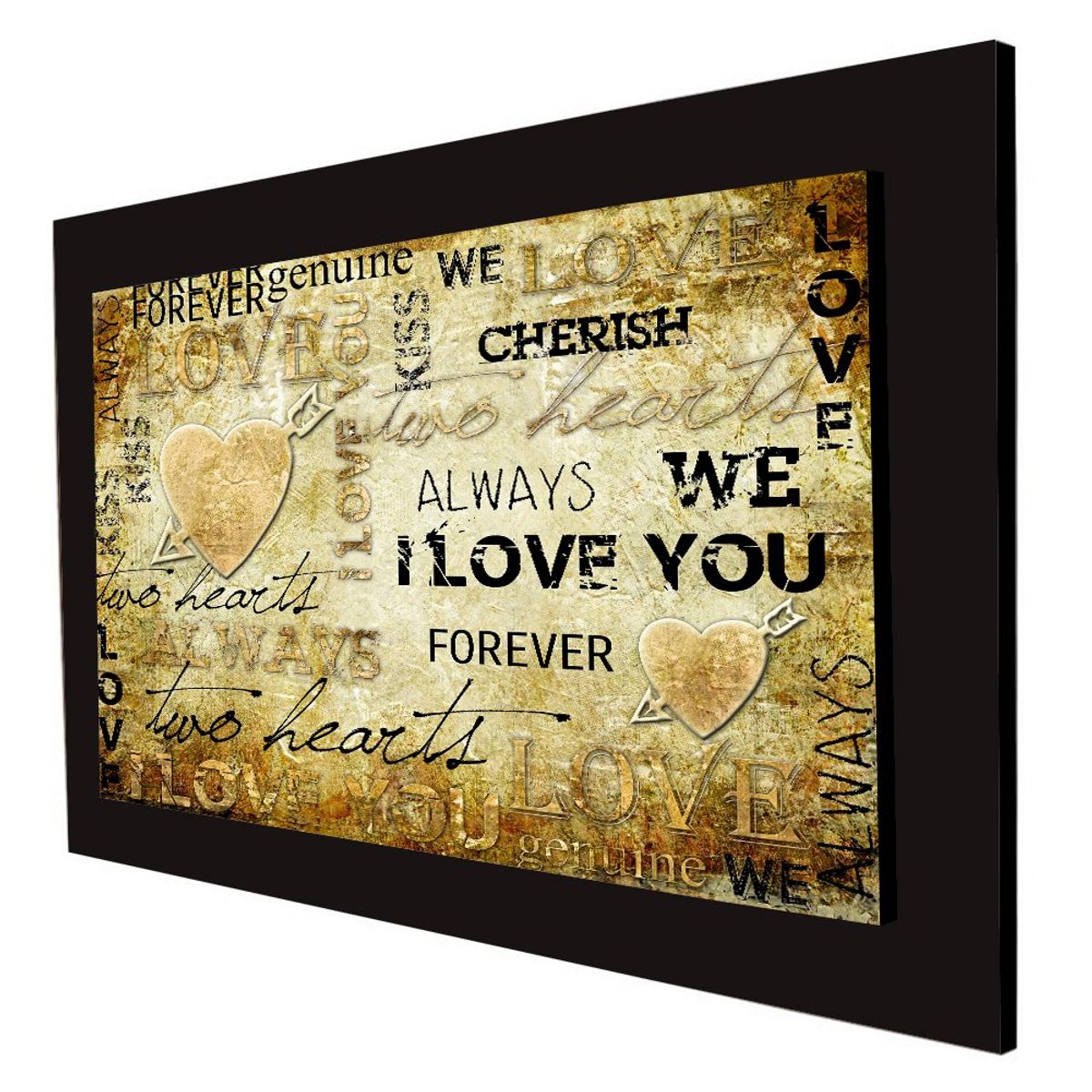 ART INDUSTRY - Cuadro 60x40cms Decorativo Frase 1 Amor