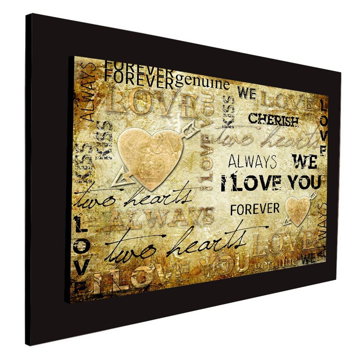 ART INDUSTRY - Cuadro 60x40cms Decorativo Frase 1 Amor