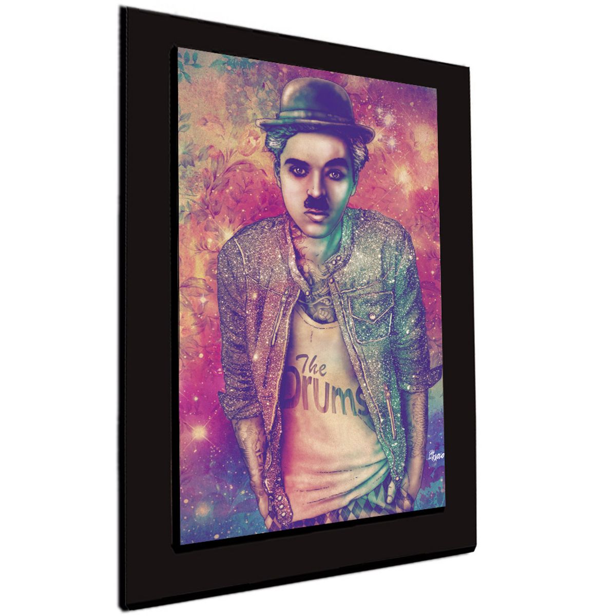 ART INDUSTRY - Cuadro 60x40 Cms Chaplin Decorativo