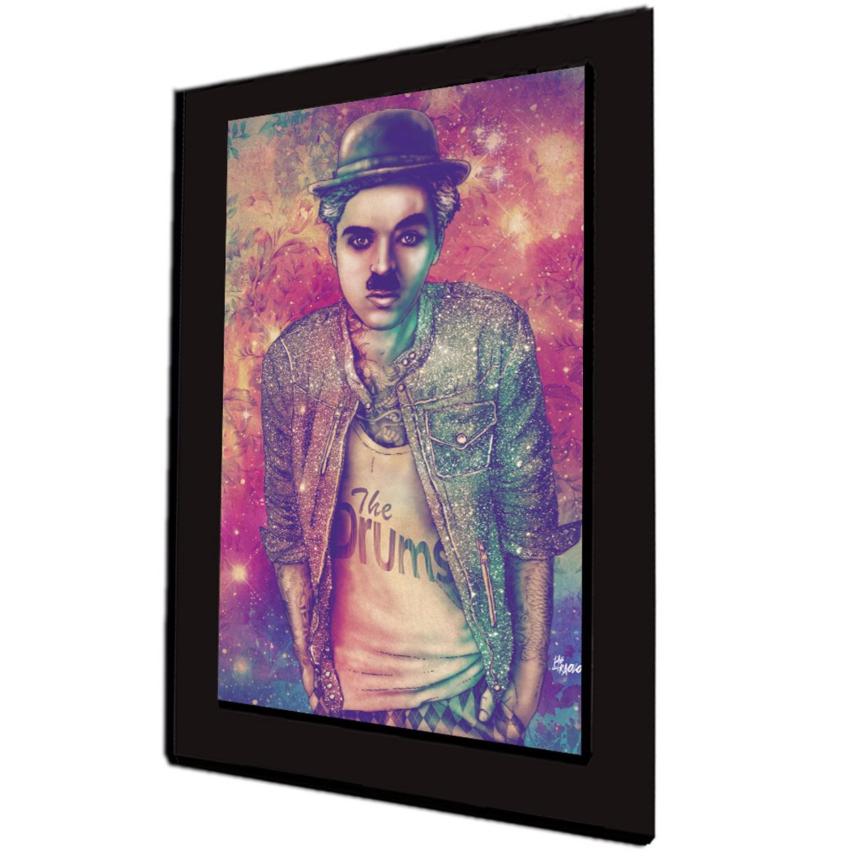 ART INDUSTRY - Cuadro 60x40 Cms Chaplin Decorativo