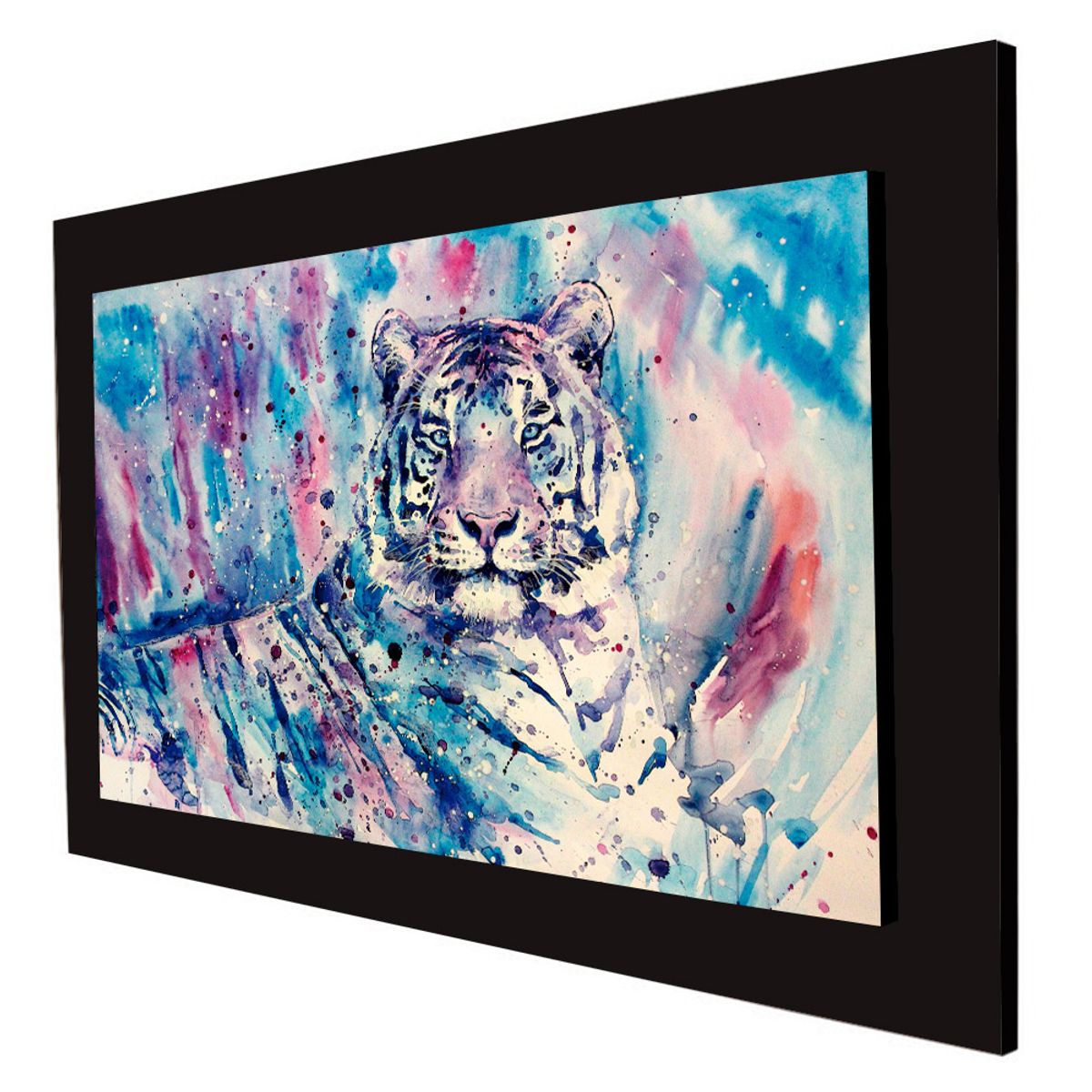 ART INDUSTRY - Cuadro 60x40 Cms Tipo Oleo Tigre3 Decorativo