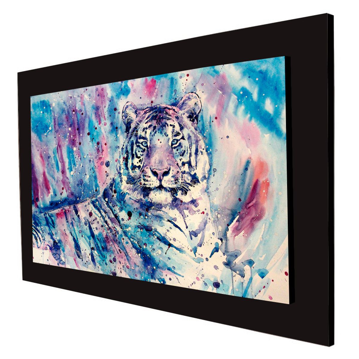 ART INDUSTRY - Cuadro 60x40 Cms Tipo Oleo Tigre3 Decorativo
