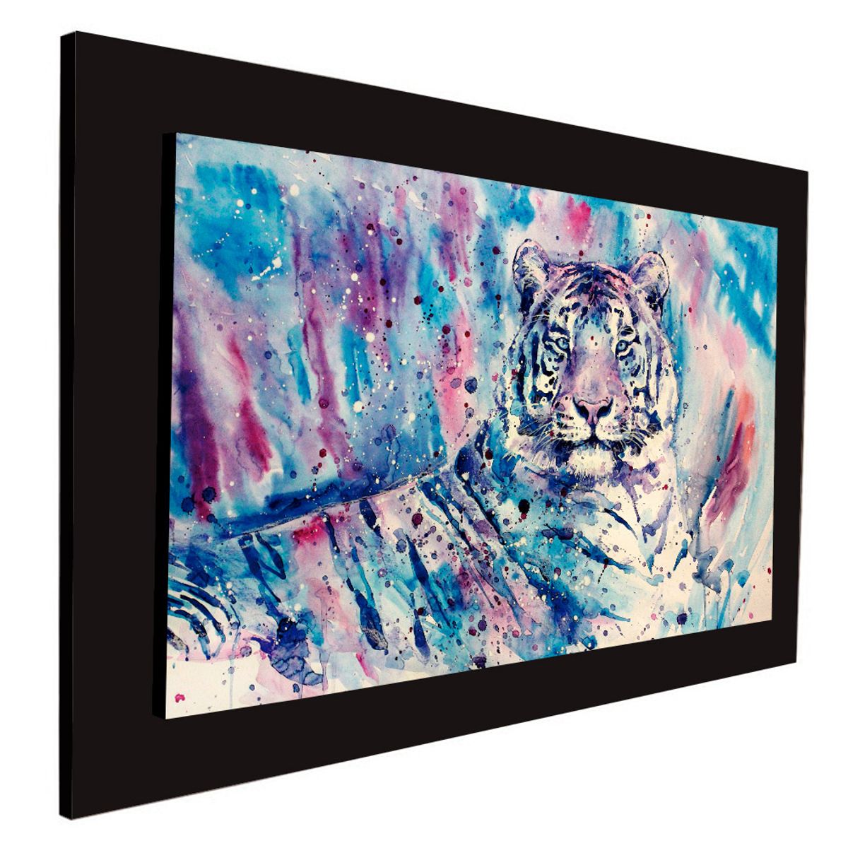 ART INDUSTRY - Cuadro 60x40 Cms Tipo Oleo Tigre3 Decorativo