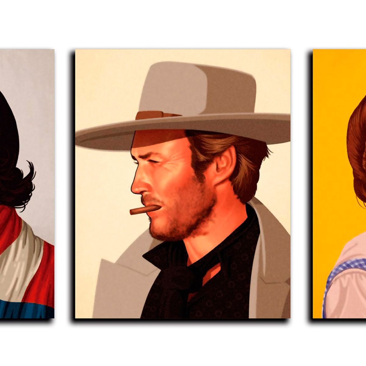 ART INDUSTRY - Triptico 60x25cms Decorativo Carnicero Dorothy