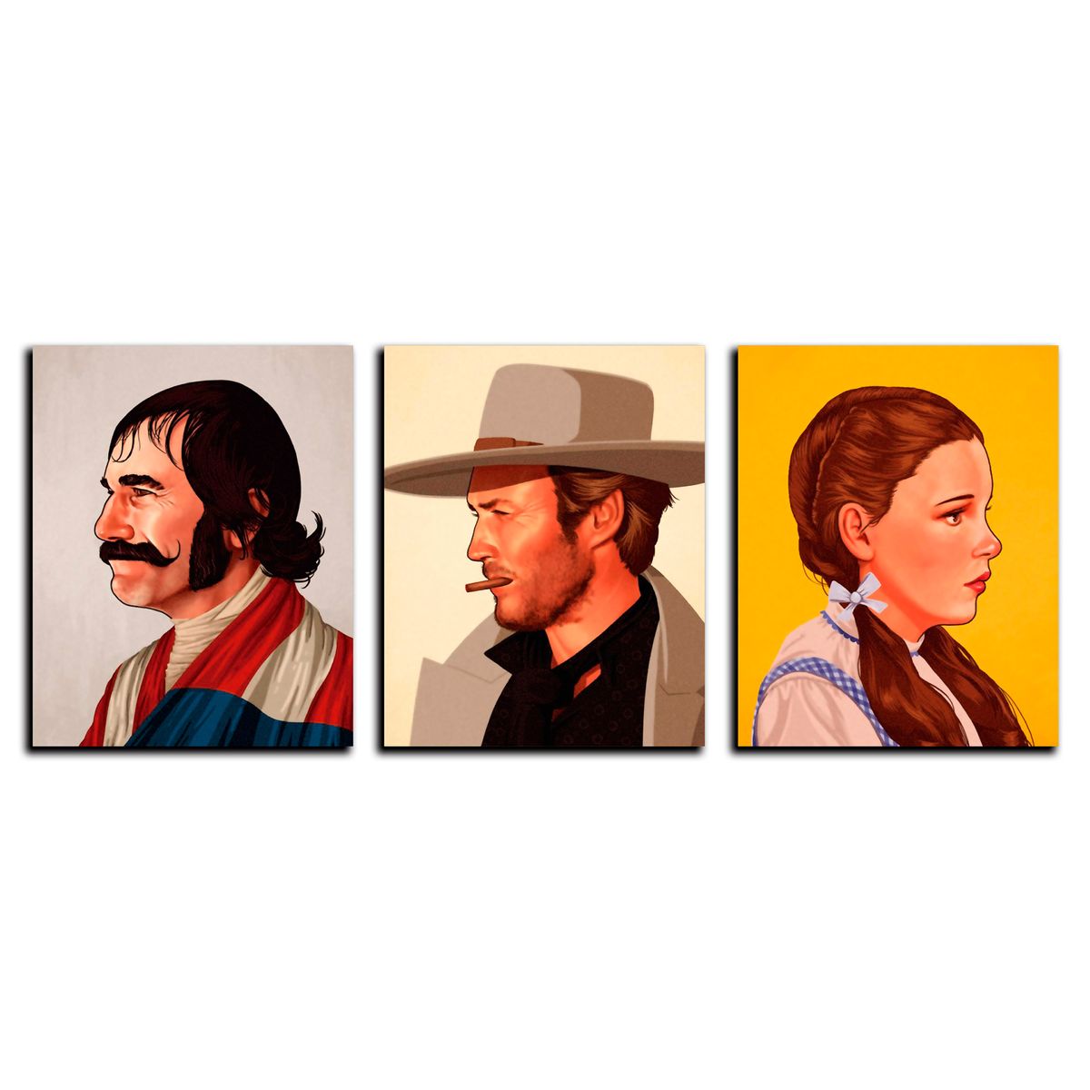 ART INDUSTRY - Triptico 60x25cms Decorativo Carnicero Dorothy