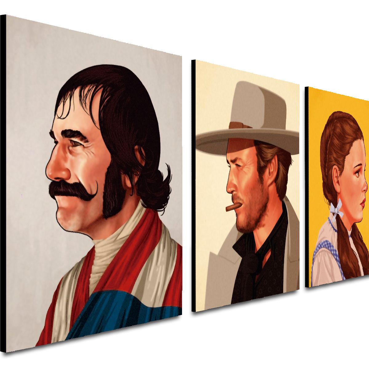 ART INDUSTRY - Triptico 60x25cms Decorativo Carnicero Dorothy