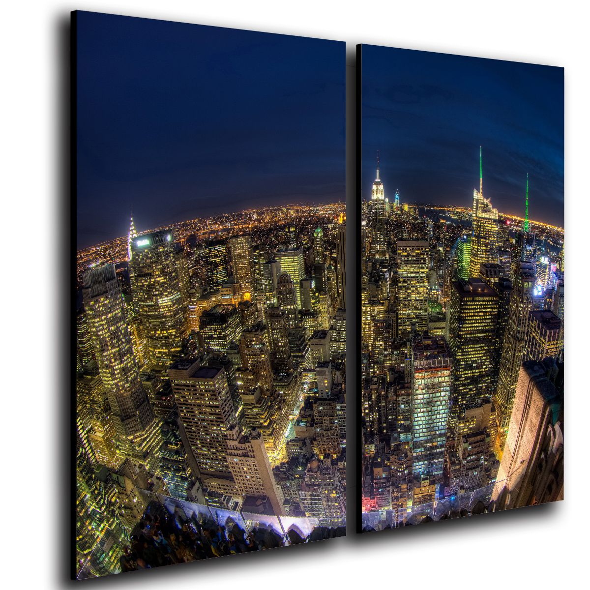 ART INDUSTRY - Cuadro Decorativo Díptico New York 60x50 Cms ART Industry