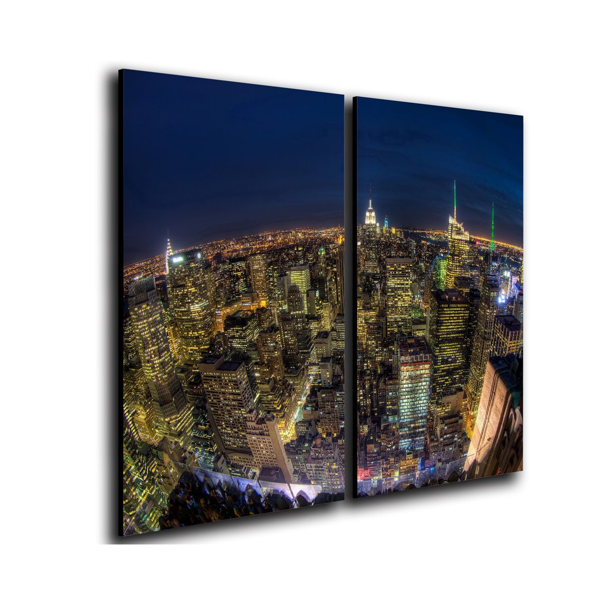 ART INDUSTRY - Cuadro Decorativo Díptico New York 60x50 Cms ART Industry