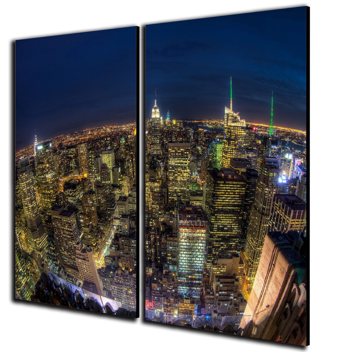 ART INDUSTRY - Cuadro Decorativo Díptico New York 60x50 Cms ART Industry