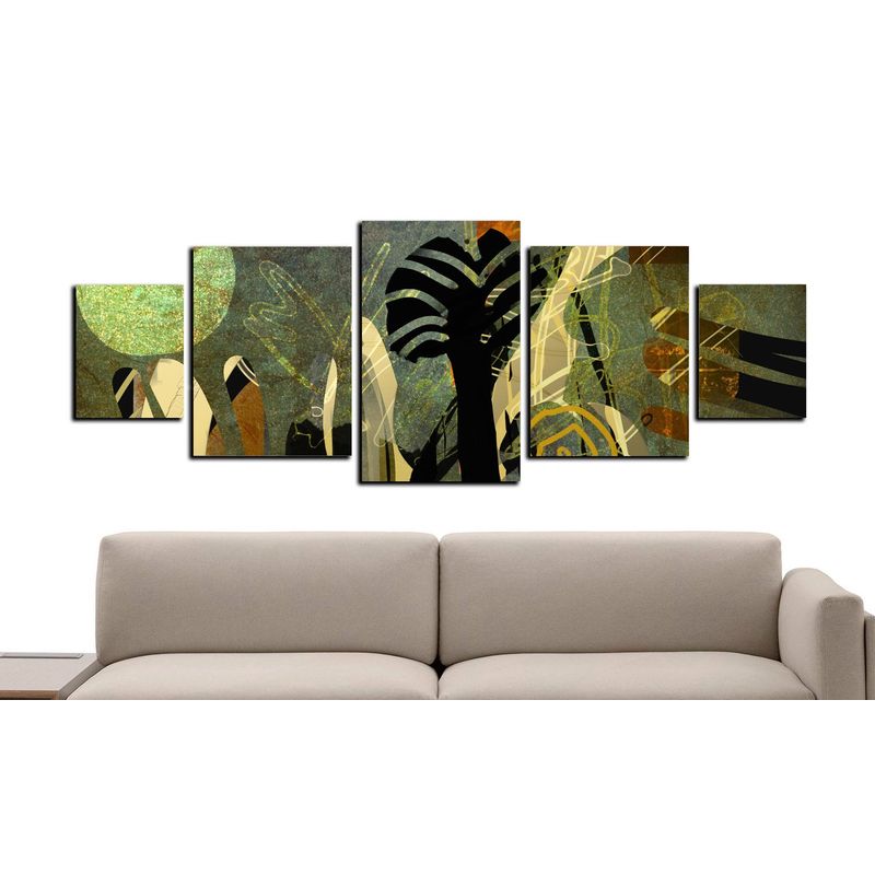 ART INDUSTRY - Cuadro 130x50cms 5pzs Decorativo Abstracto7