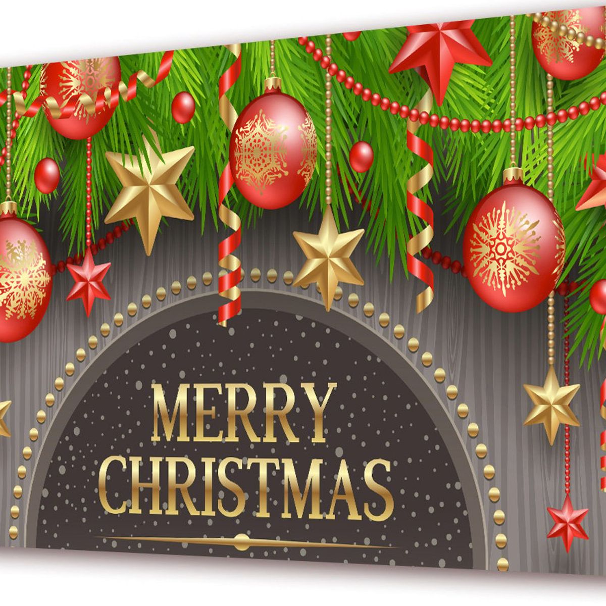 ART INDUSTRY - Cuadro 50x30 Cms Merry Christmas 2 - Navidad