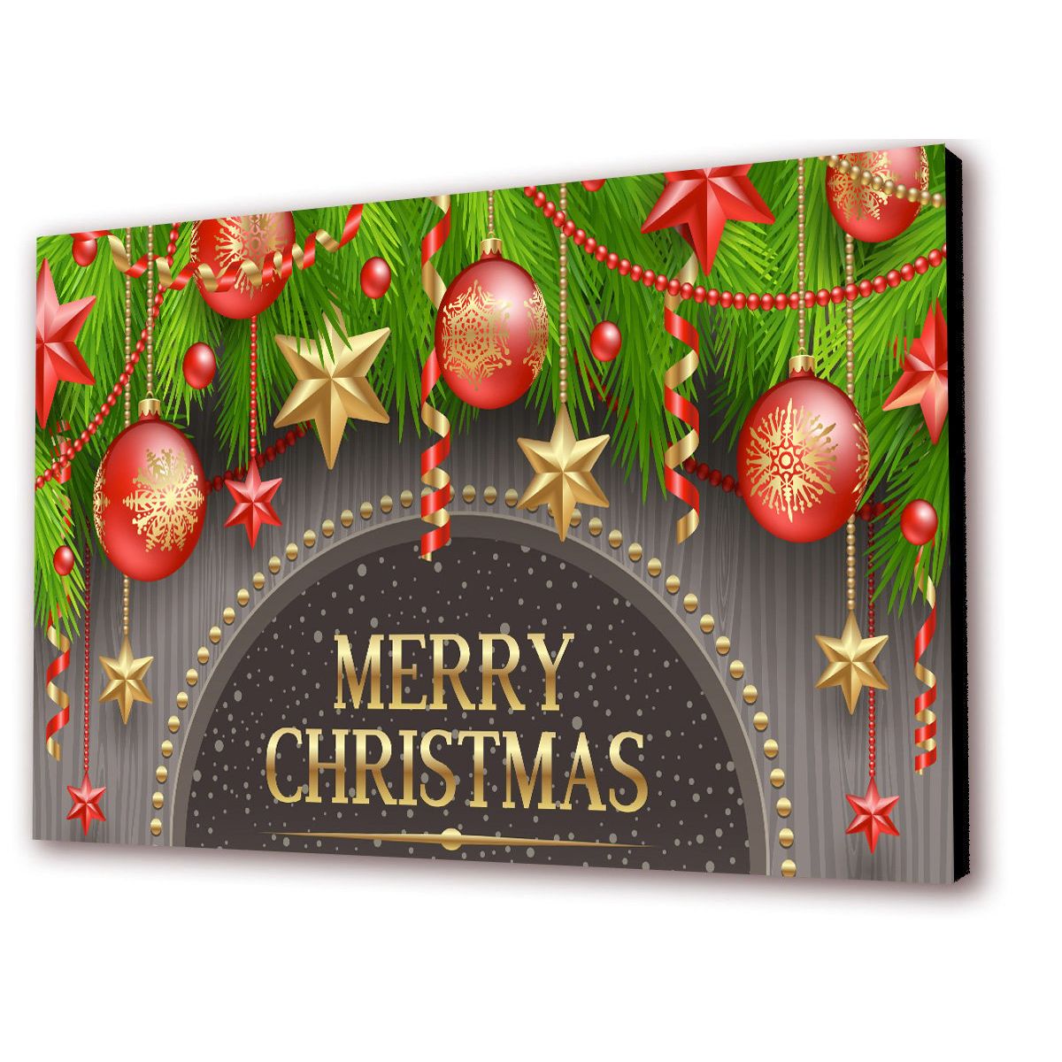 ART INDUSTRY - Cuadro 50x30 Cms Merry Christmas 2 - Navidad